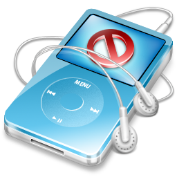 iPod Video Blue No Disconnect Icon 256x256 png